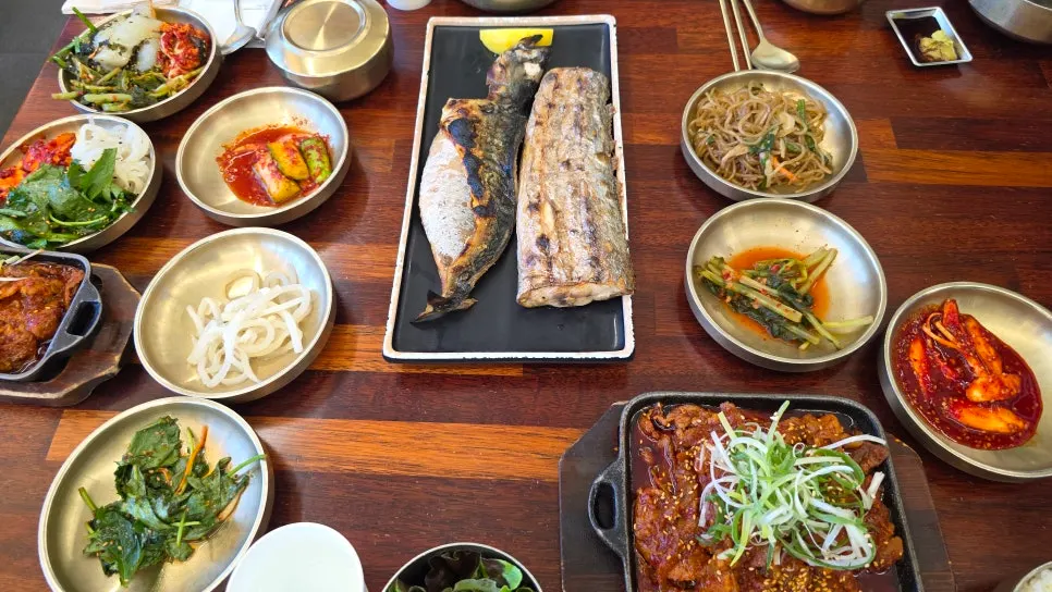 생선구이 메뉴 구성