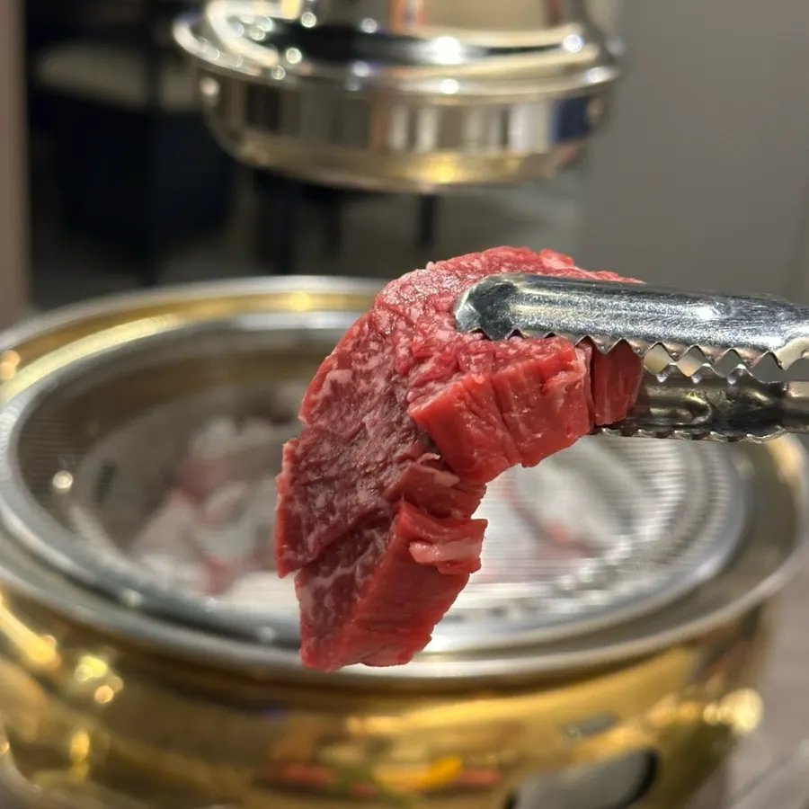 결이 살아있는 한우 갈비살