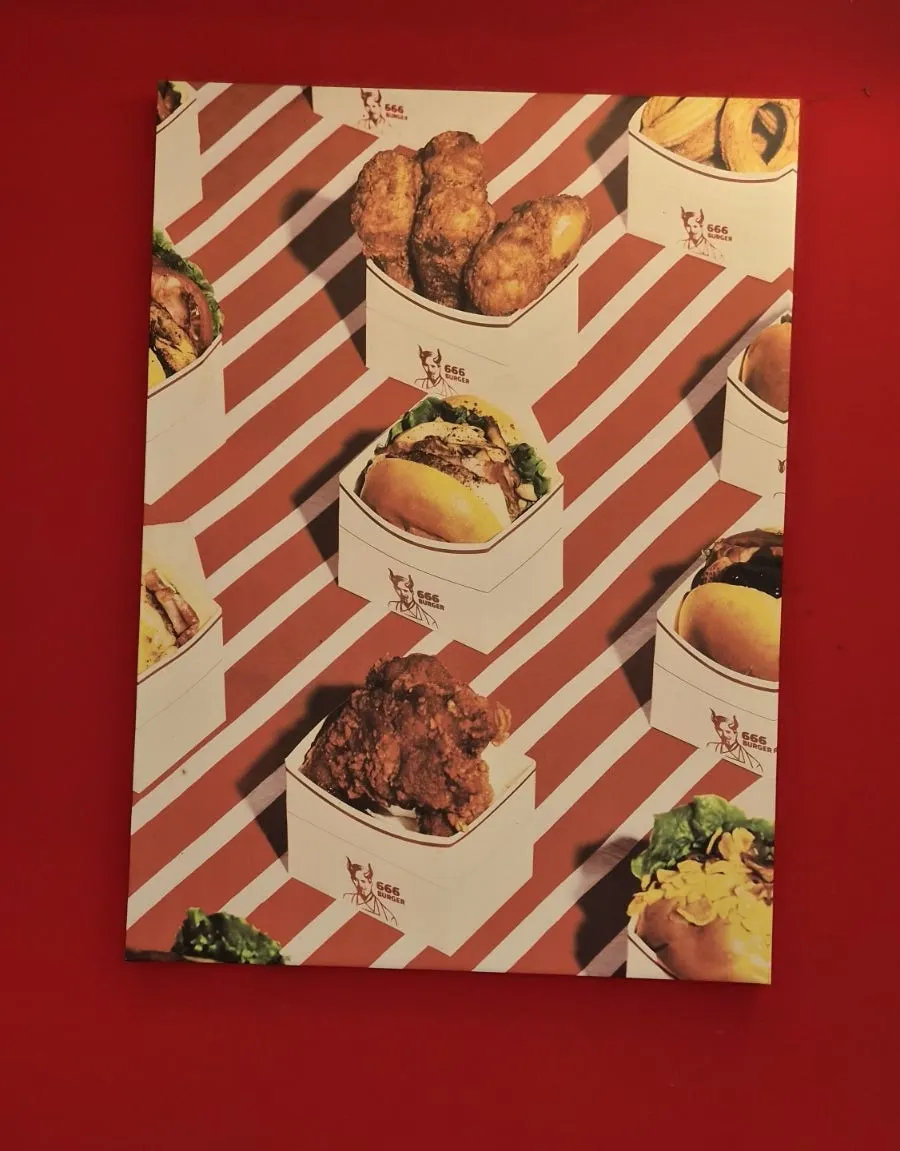 Set menu information at 666 Burger Main Branch