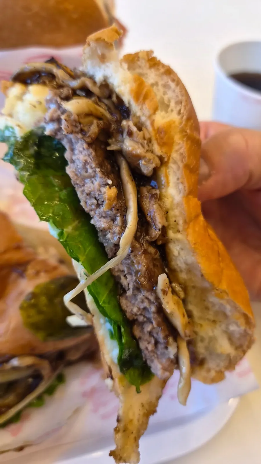 Burger and fries from 666 Burger Main Branch