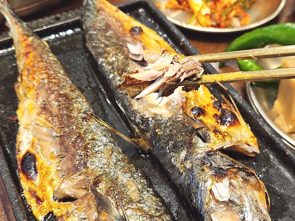 Sesame oil and gochujang on the table