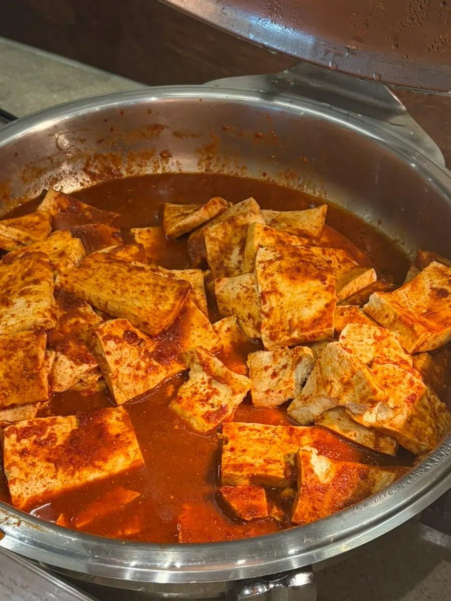 셀프바 반찬 진열대
