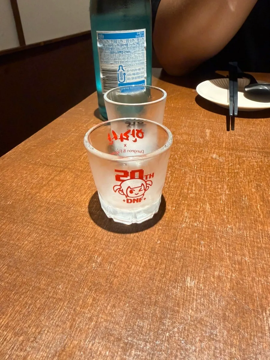 Soju and sake among the drink menu