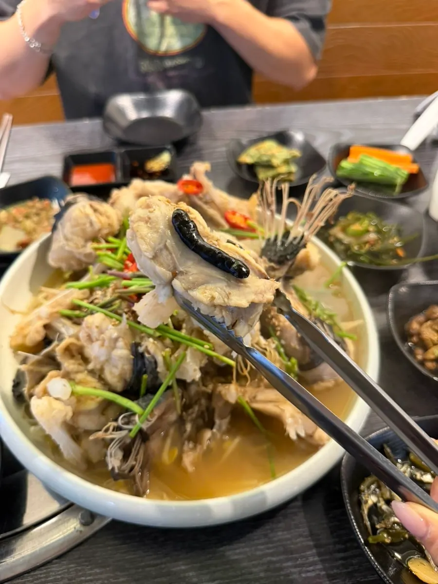 Comparing the portion size of the agu suyuk (small)
