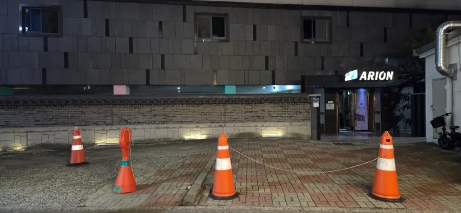 수영냉삼 건너편 무료 주차장