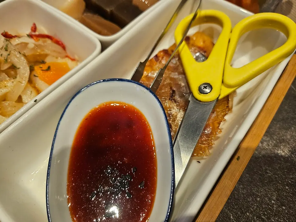 다리여덟개 기본 안주 한 상 차림