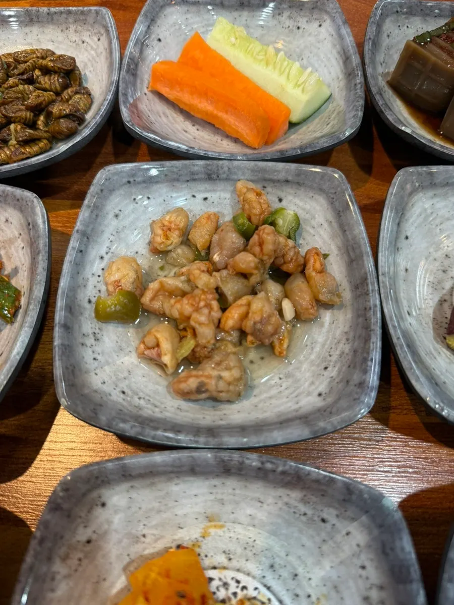 Sweet and tangy seasoned whelk side dish