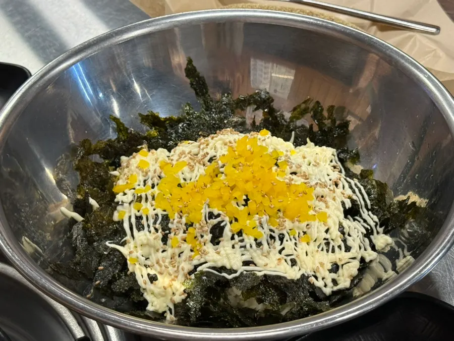 Mild steamed egg side dish