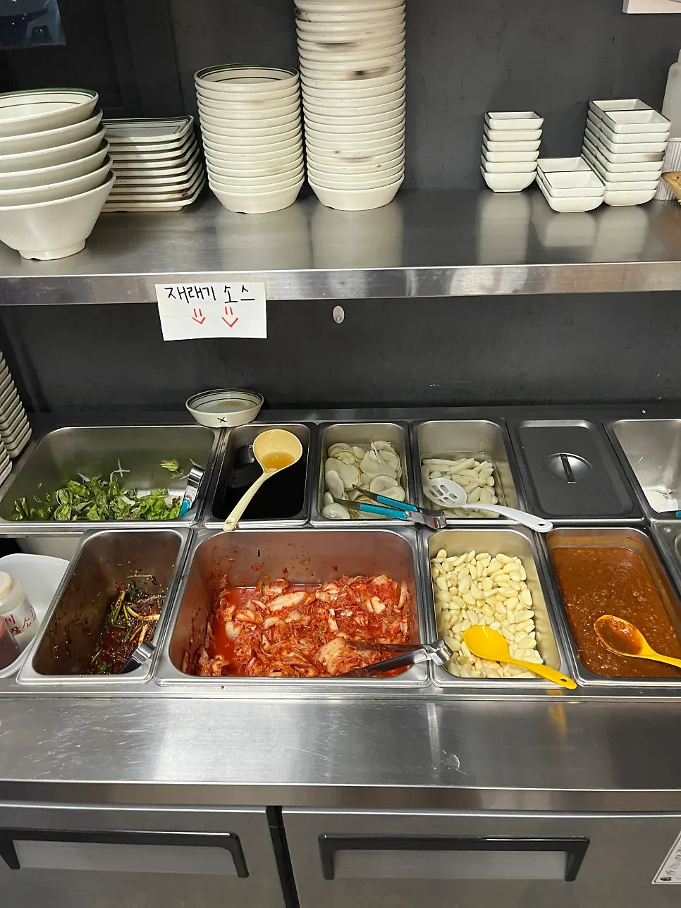Selection of homemade side dishes