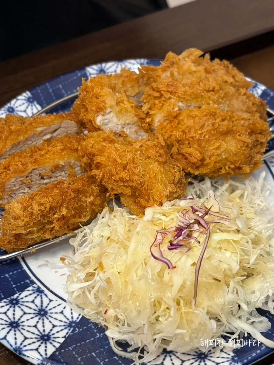 A plate of nine pieces of hire katsu