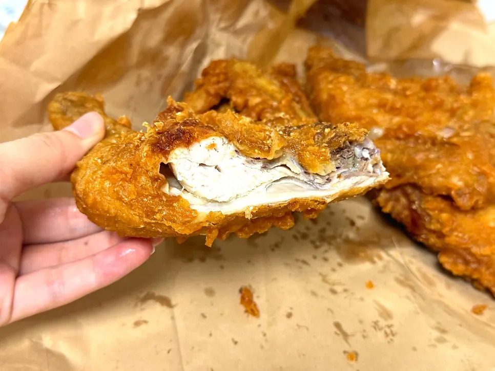Kulit rangup ayam goreng gaya lama