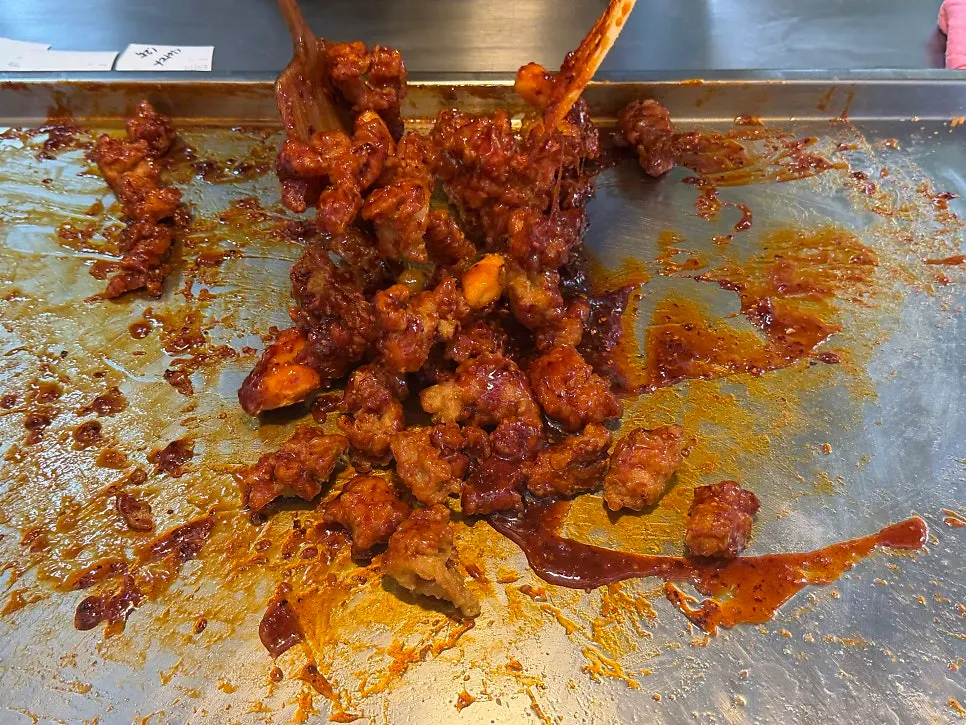 Sos disapu rata pada dakgangjeong