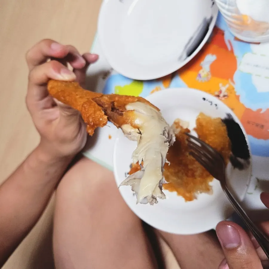 가성비 좋은 시장 포장 치킨 한 상