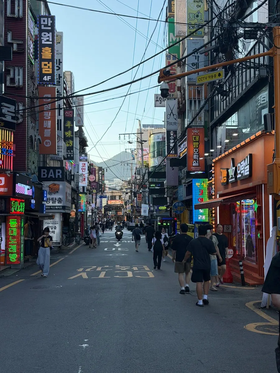 수유역 먹자골목으로 향하는 길