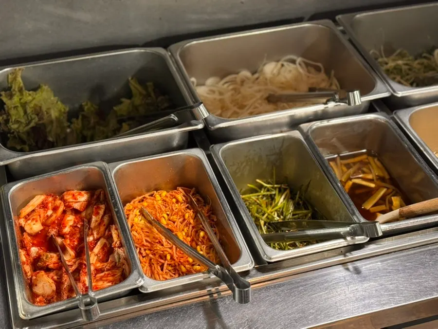 셀프코너 야채와 쌈종류