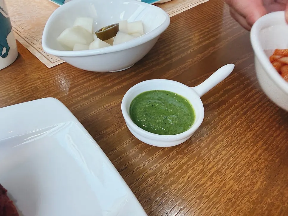 B세트 첫 상차림