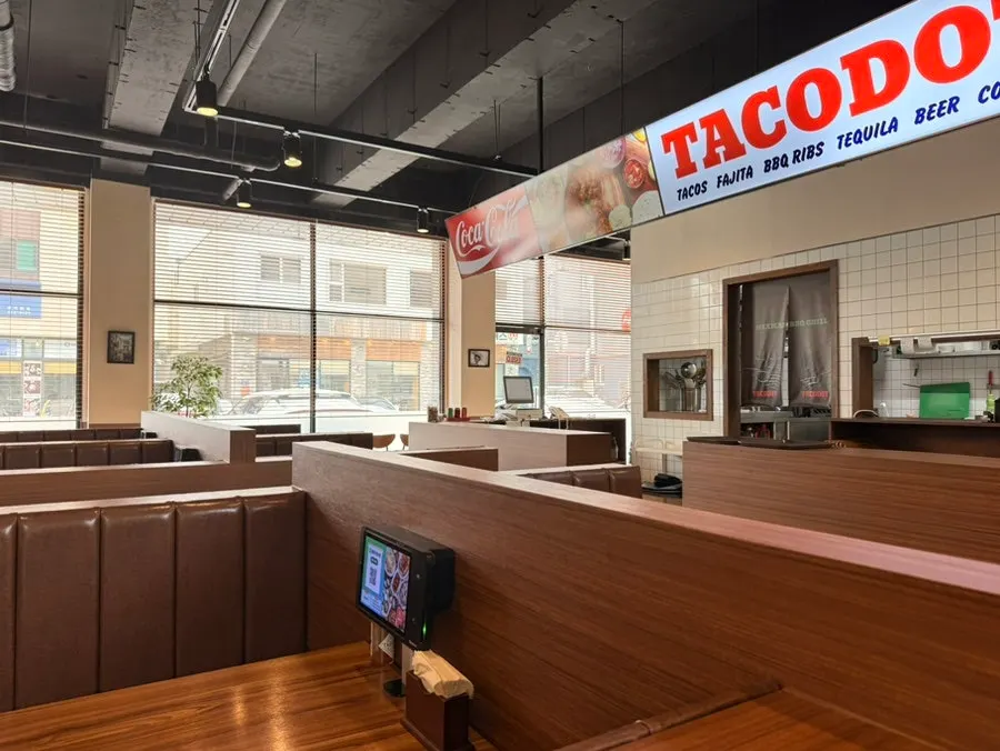 Clean interior view of Taco Dot Cheongna Branch