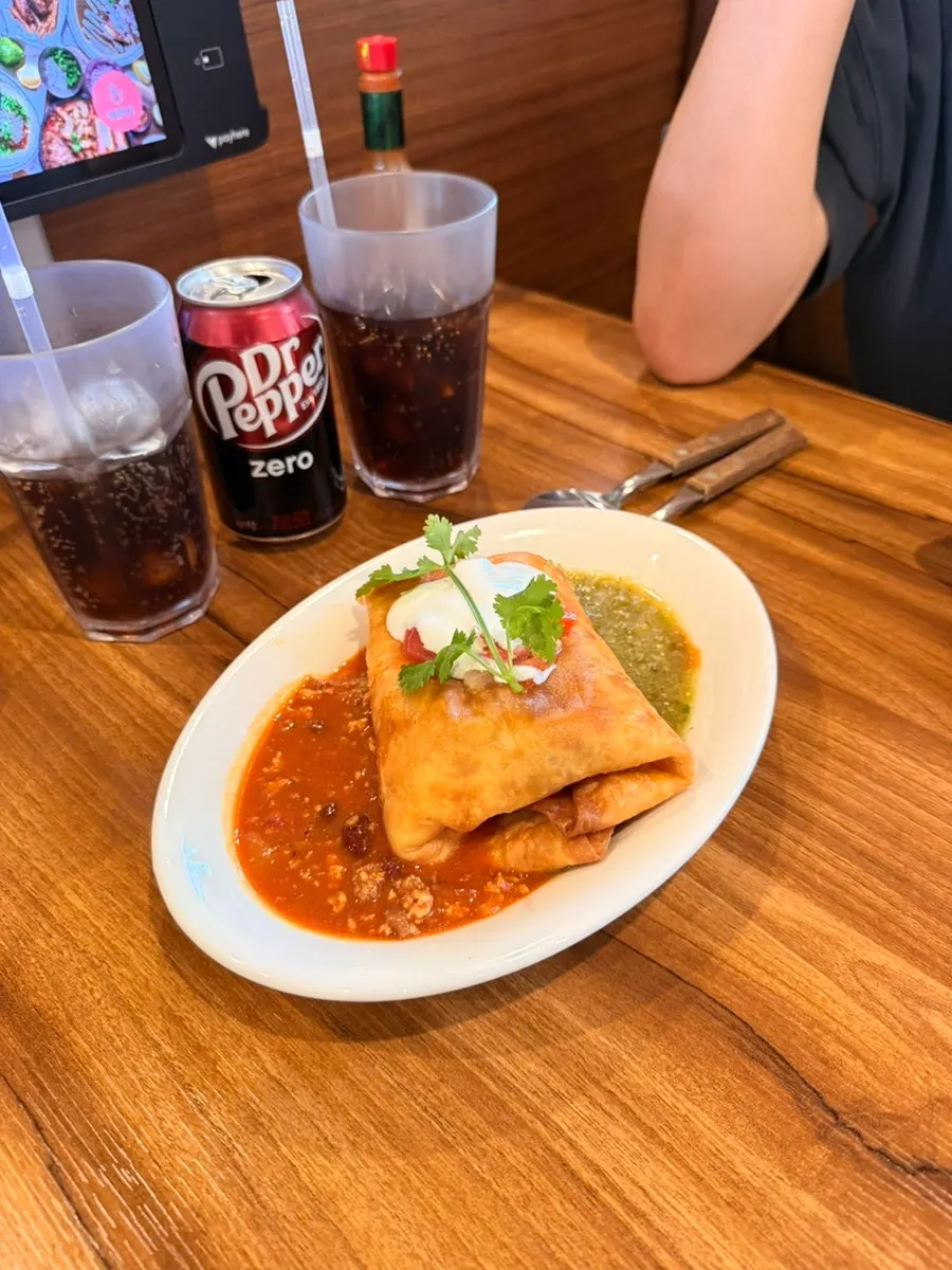 Three Mexican dishes ordered at Taco Dot Cheongna Branch