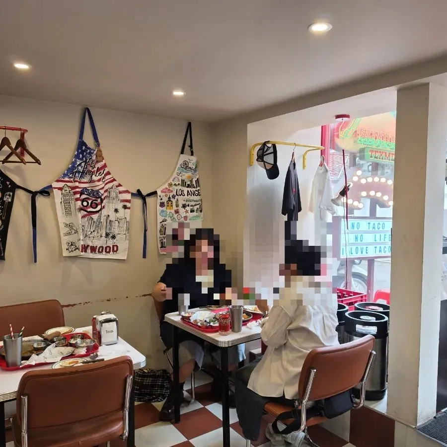Cozy interior space at Taco Dot Mangwon Market Main Branch