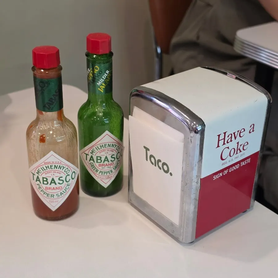 Basic sauces set out on the table