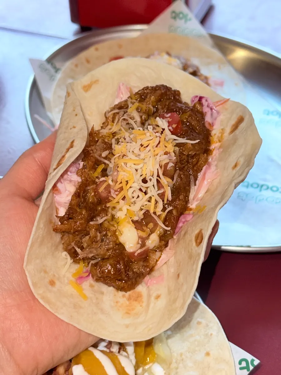 Pulled pork taco