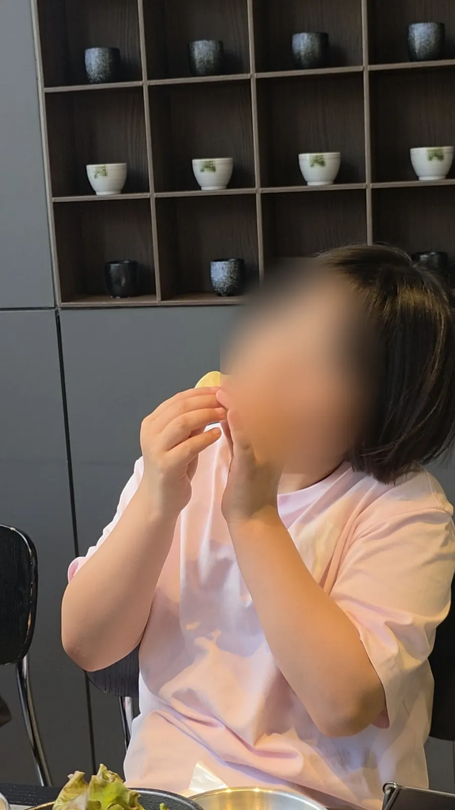 テドンの基本のおかずと肉の付け合わせ