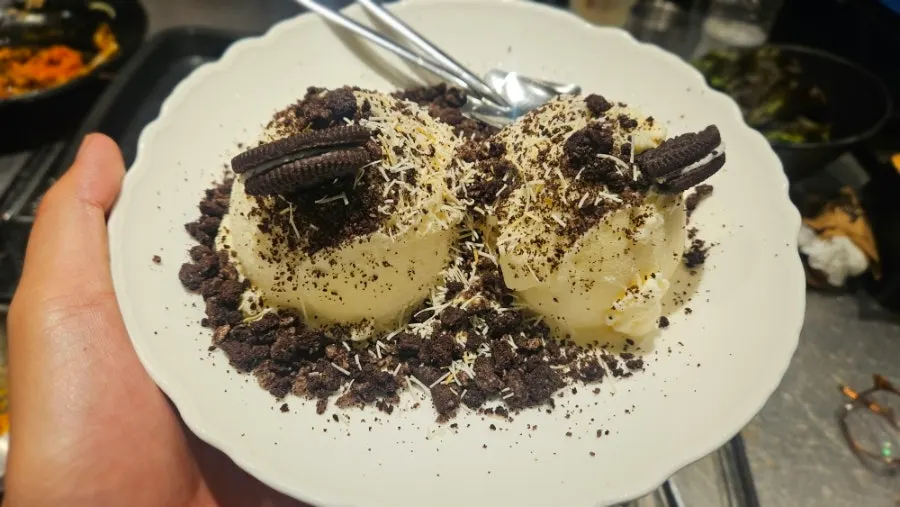 리뷰 이벤트로 받은 아이스크림 디저트