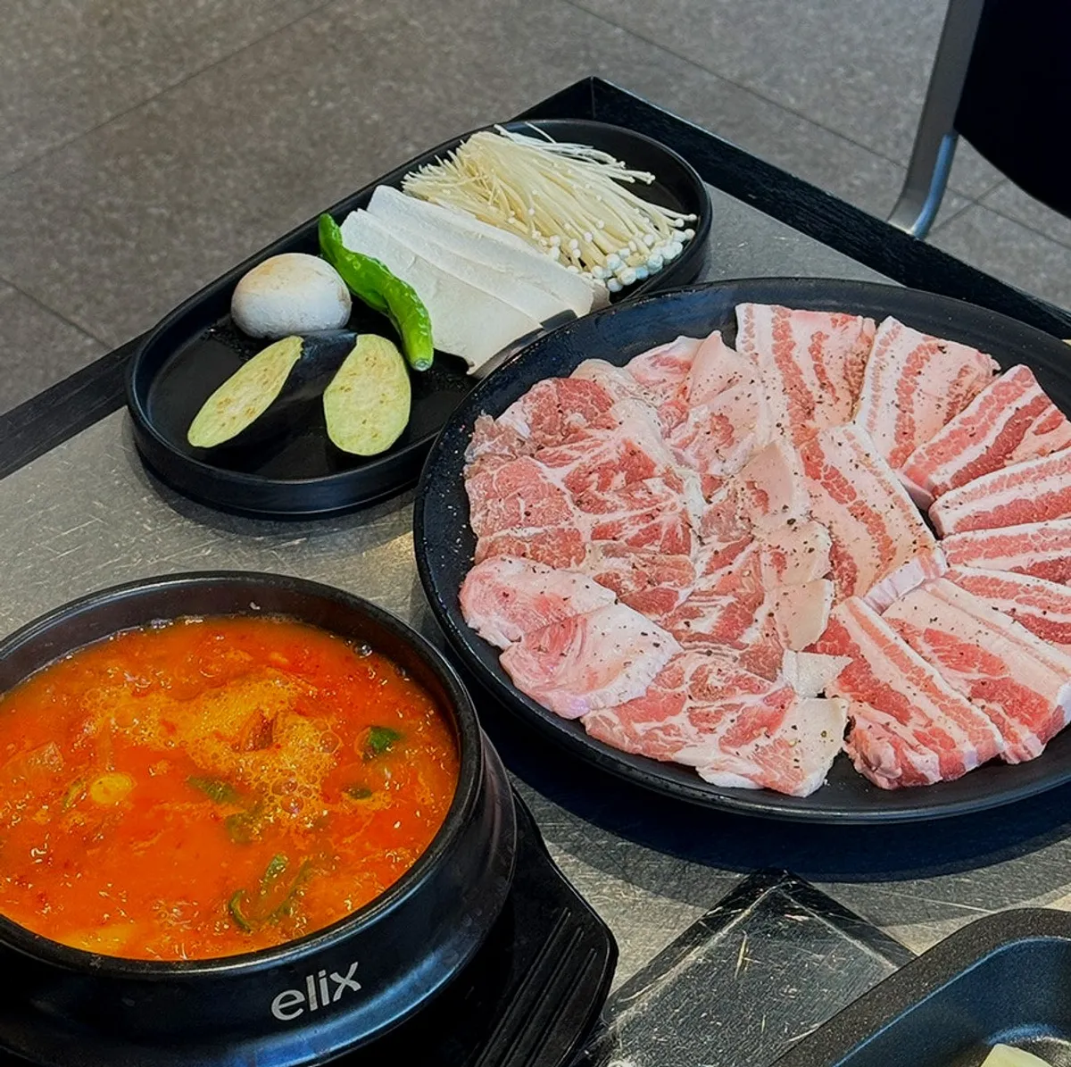 Taedon, a pork belly restaurant near Geomdan Sageori