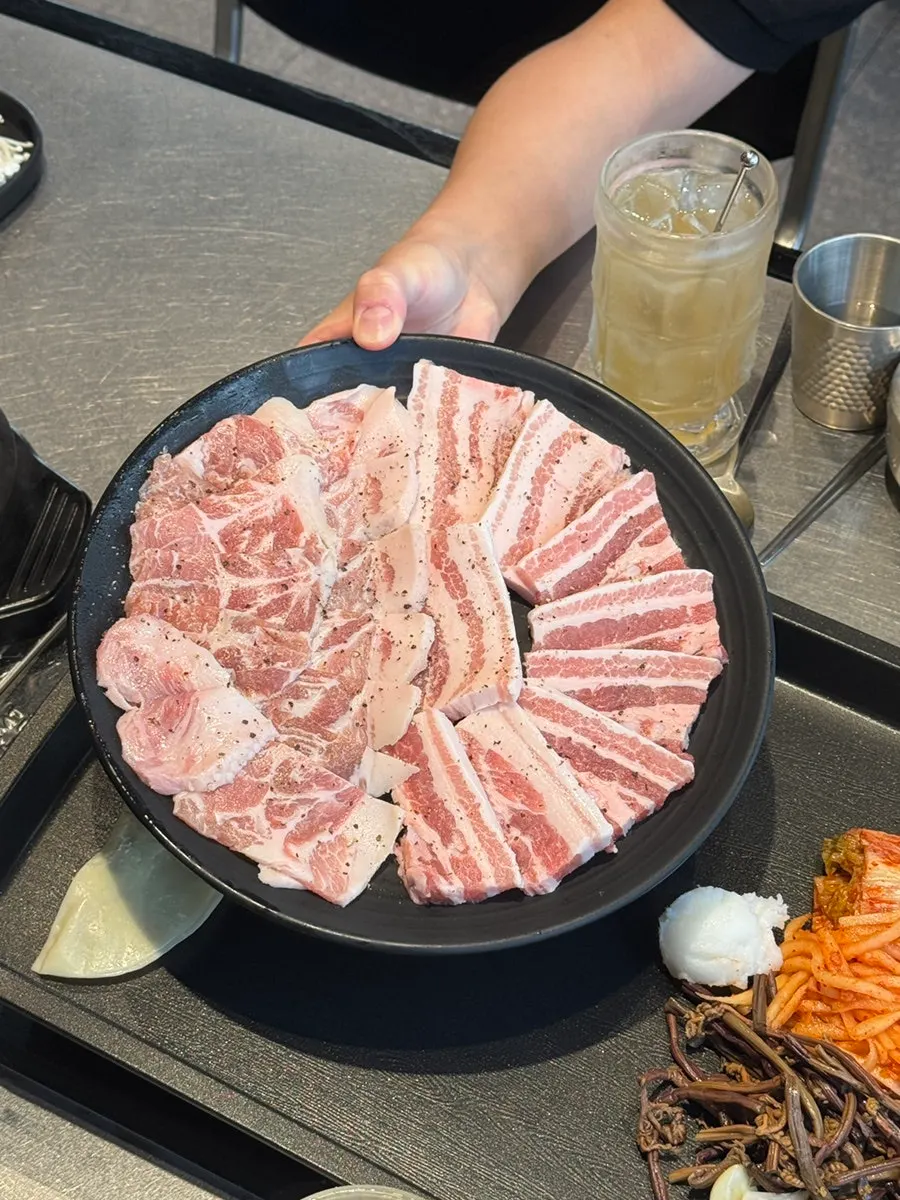 Han-don small platter 400g with samgyeopsal and jjodeuksal