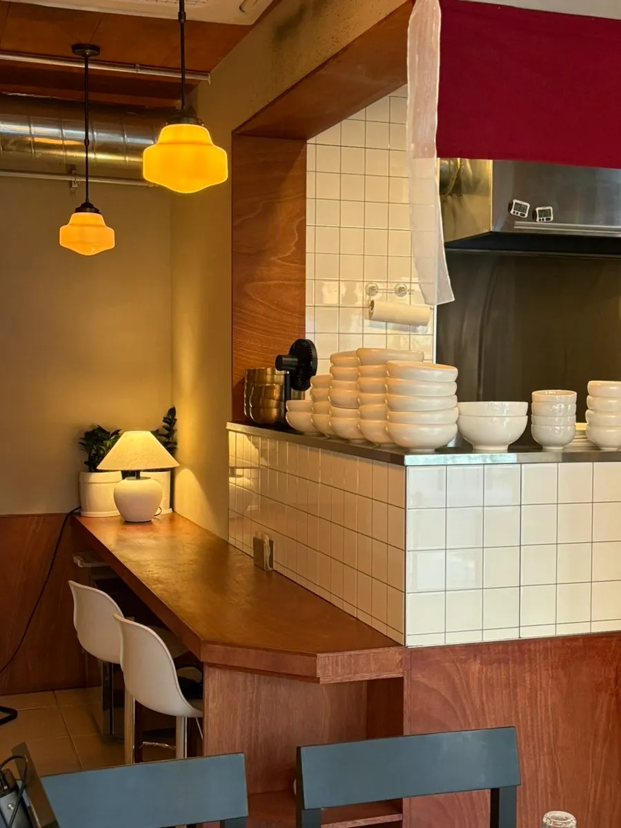 Bar seating at Taegyeongok