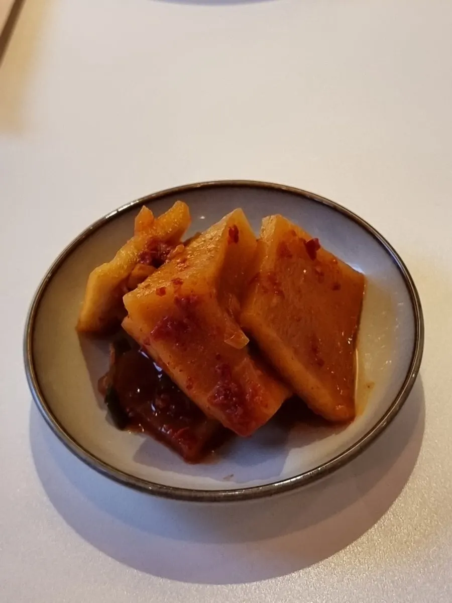 Jangjorim braised beef side dish at Taegyeongok