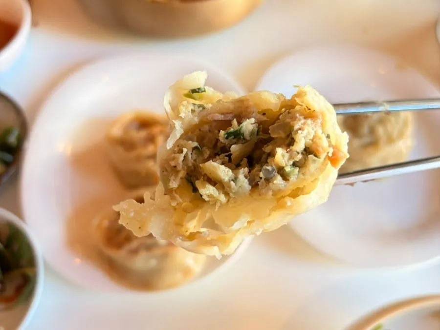 Taegyeongok's handmade dumplings with chewy wrappers