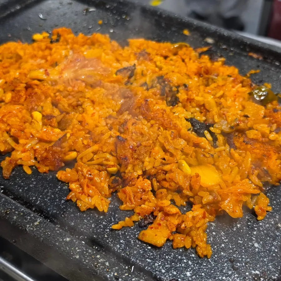 Taejang fried rice eaten to finish the meal