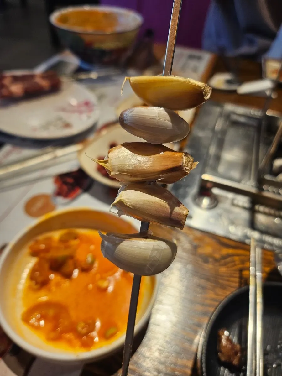 서비스로 받은 육쪽마늘 통마늘