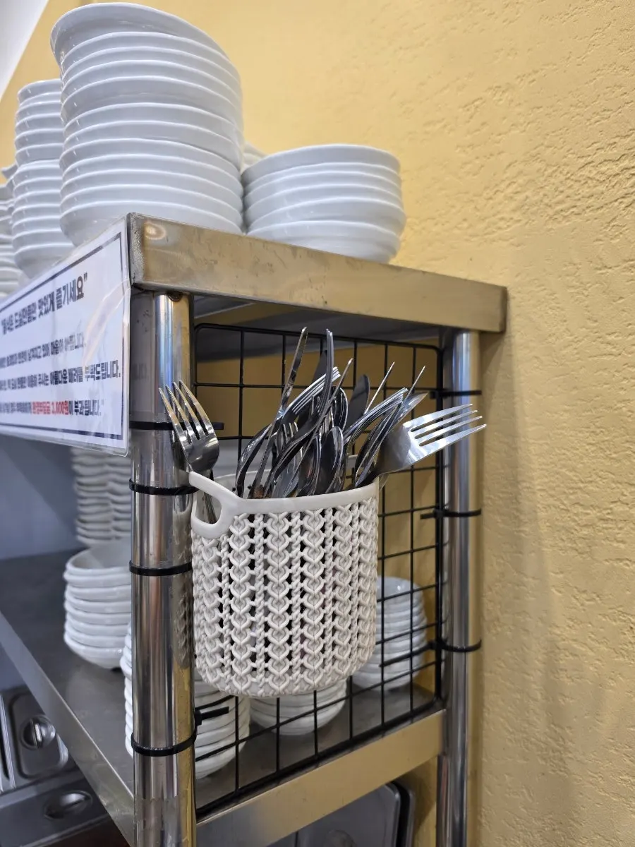 Baby chair provided at the restaurant