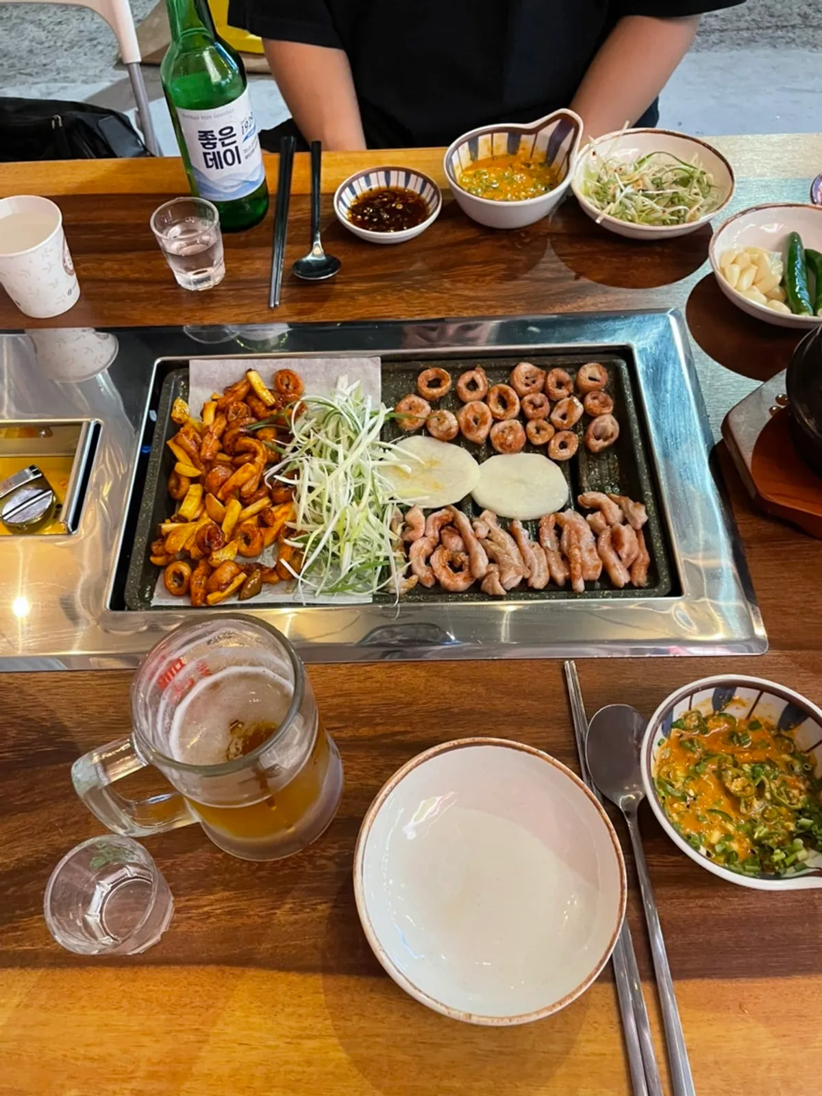 Pre-grilled raw and seasoned pork makchang