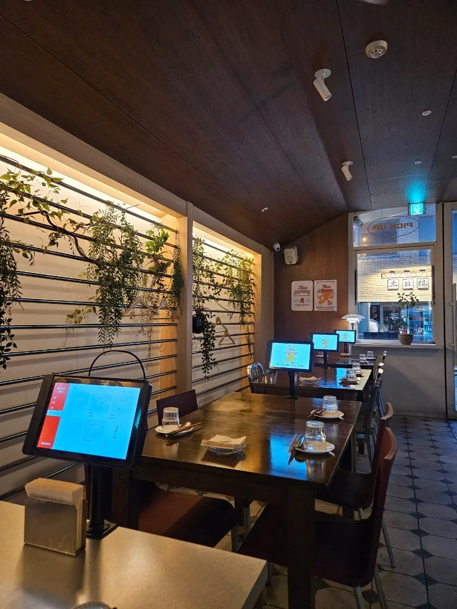 Seating and interior of Thai Yami