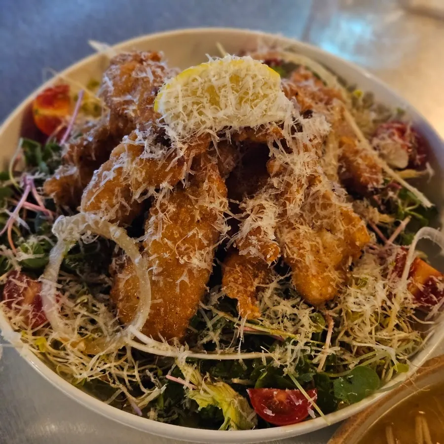 Thai Yami's kai phrai handmade chicken salad