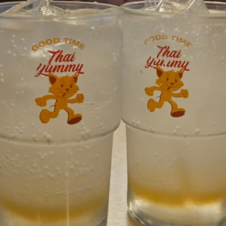 Lemonade served in a cute glass