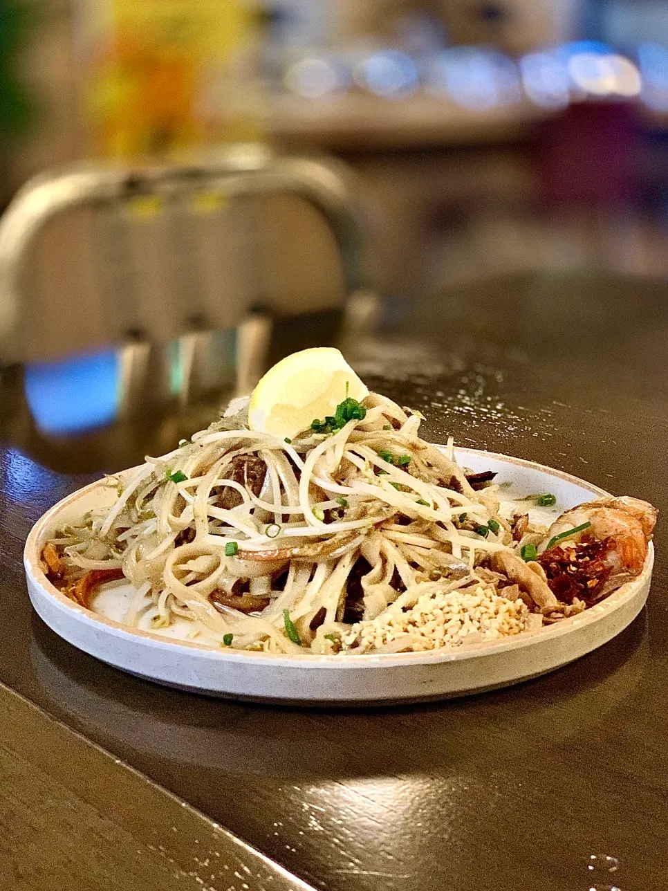 Thai Yami's pad thai with shrimp and peanuts