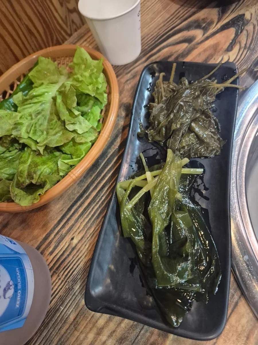 1%선별 목살이 적힌 메뉴판