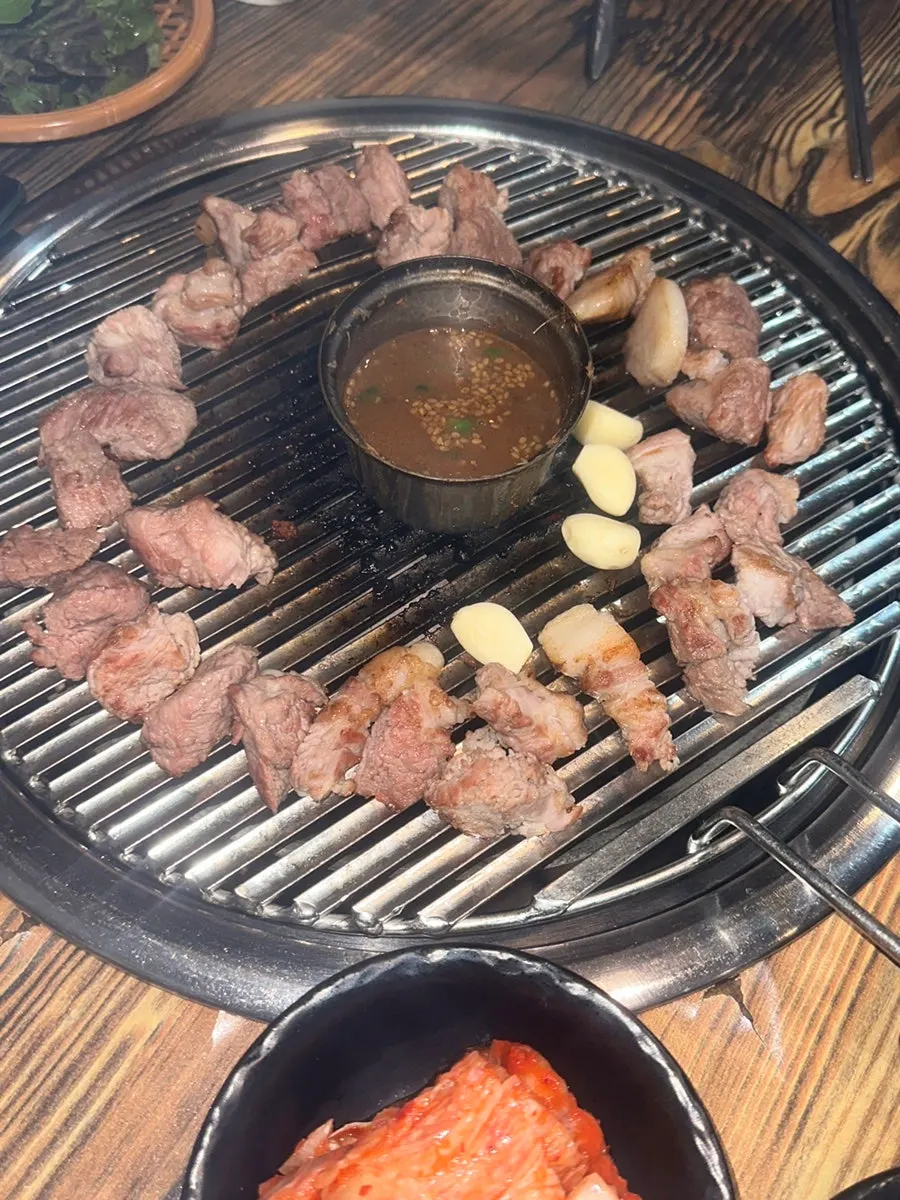 Hanwoo doenjang jjigae packed with ingredients