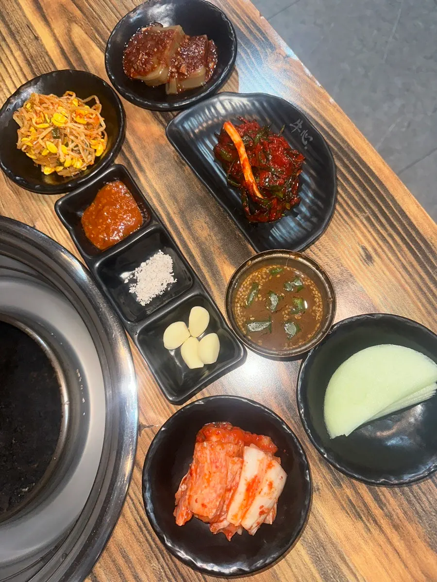 Hanwoo doenjang jjigae served with a bowl of rice