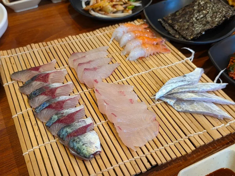 탐라한상 상차림 전체 모습