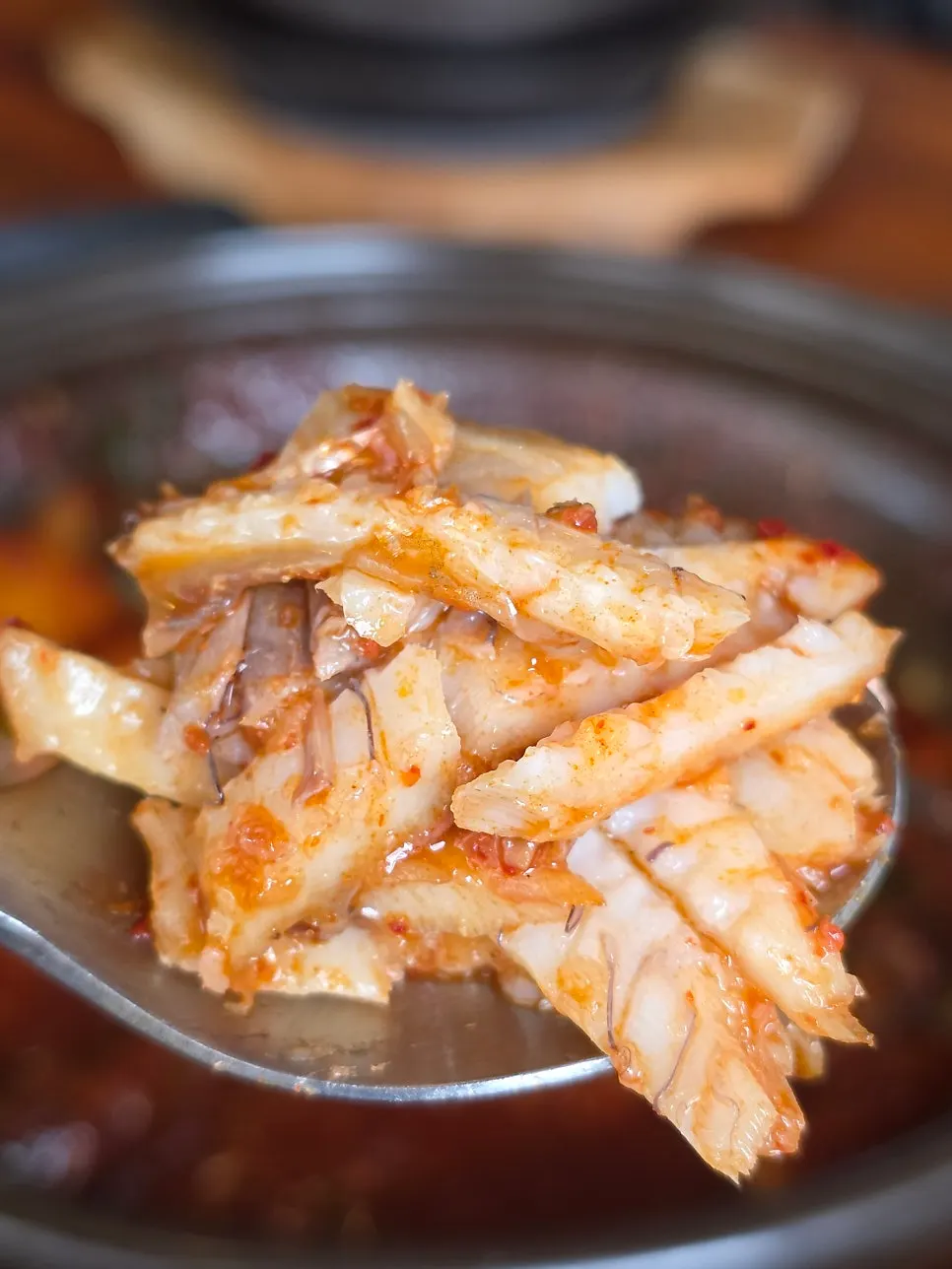 Braised cutlassfish sauce eaten alongside pot rice