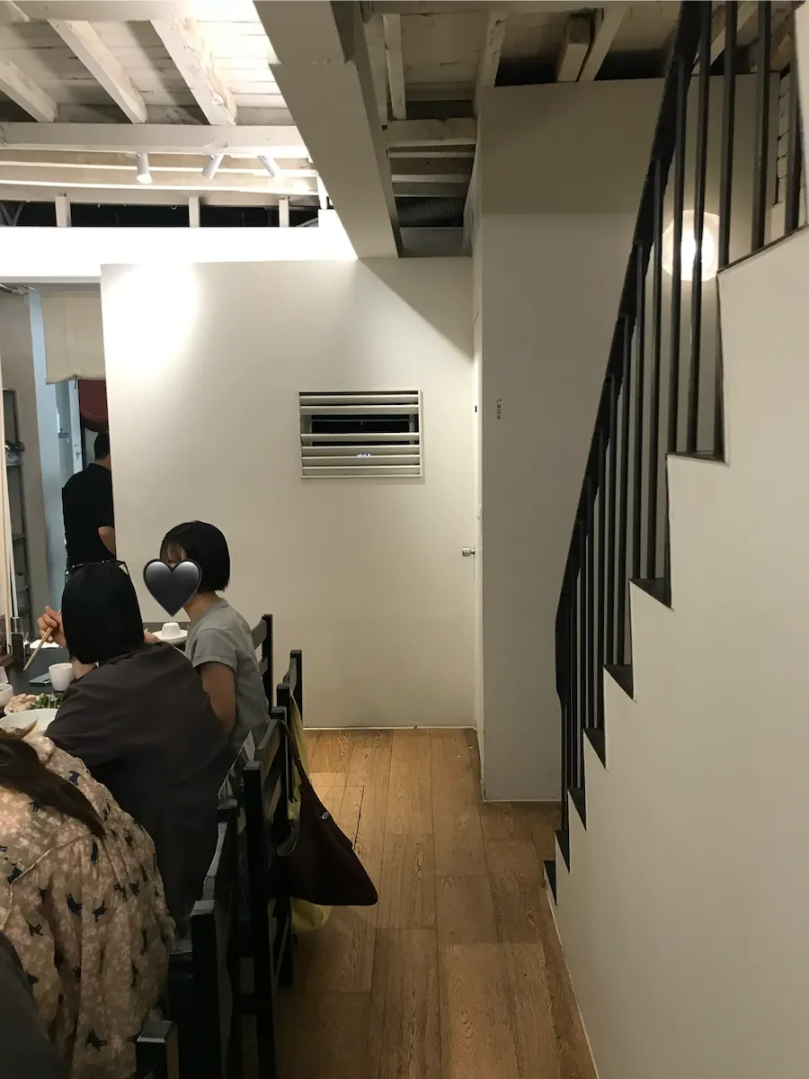 Interior of Tanbaek's ground-floor bar table
