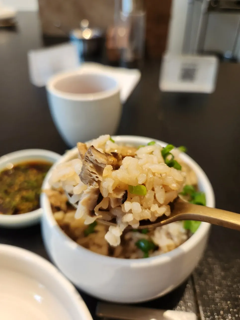 ข้าวเห็ดที่มีเห็ดเต็มจาน