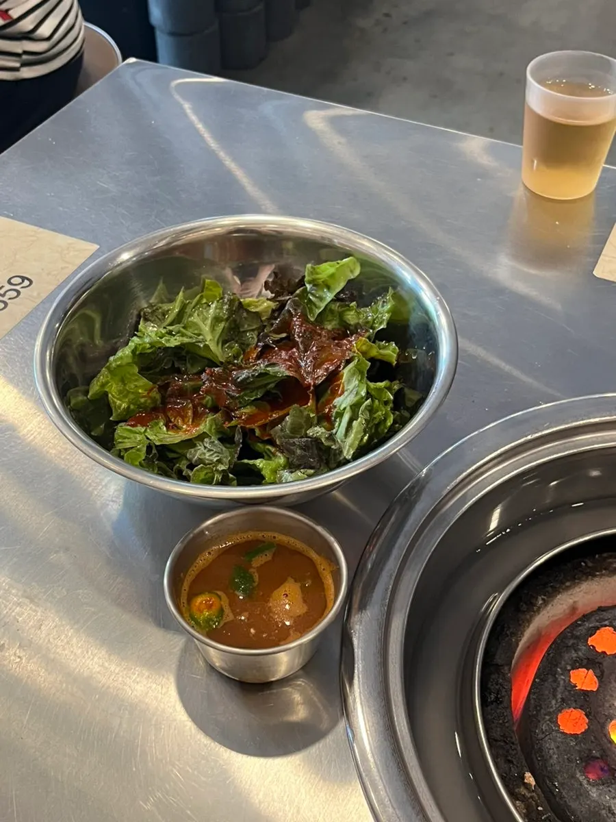 Menu lineup at Tannae Paju Main Branch