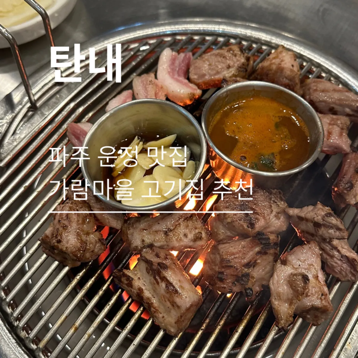 탄내 파주본점 연탄불에 구운 고기 대표 사진
