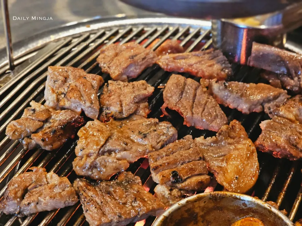 Grilled pork visuals at Tannae Paju Main Branch